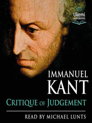 cover image of Critique of Judgement